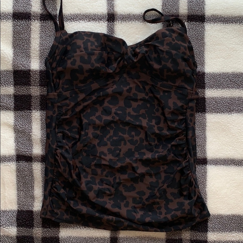 Cheetah Print Tankini Top